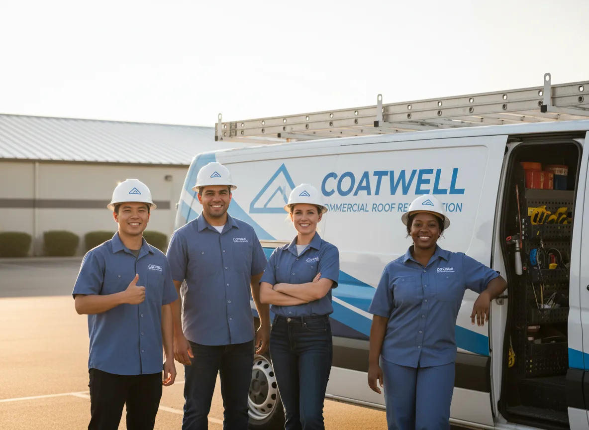 Commercial roof coating company in Gravity, IA